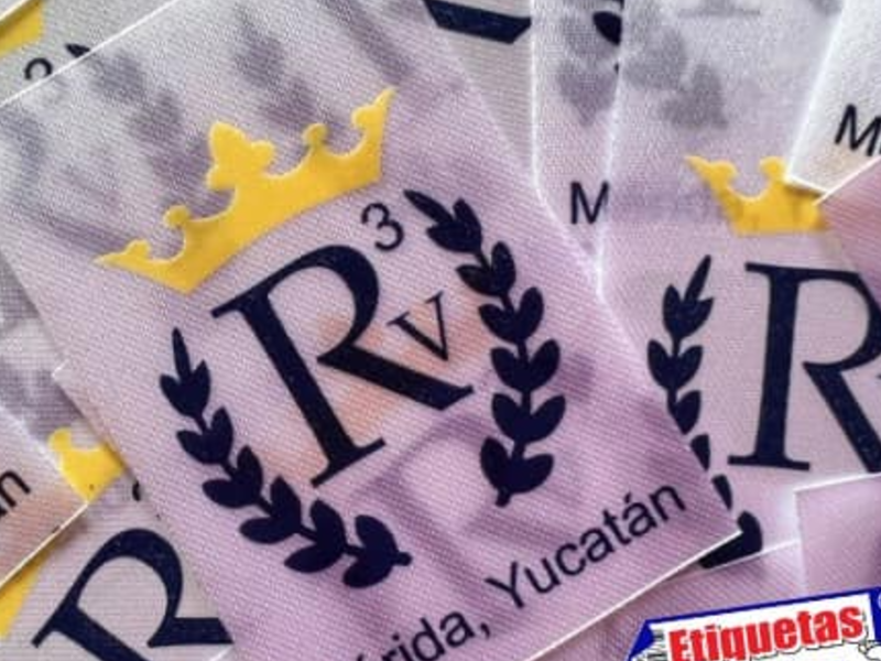 Etiqueta satín Mérida Yucatán