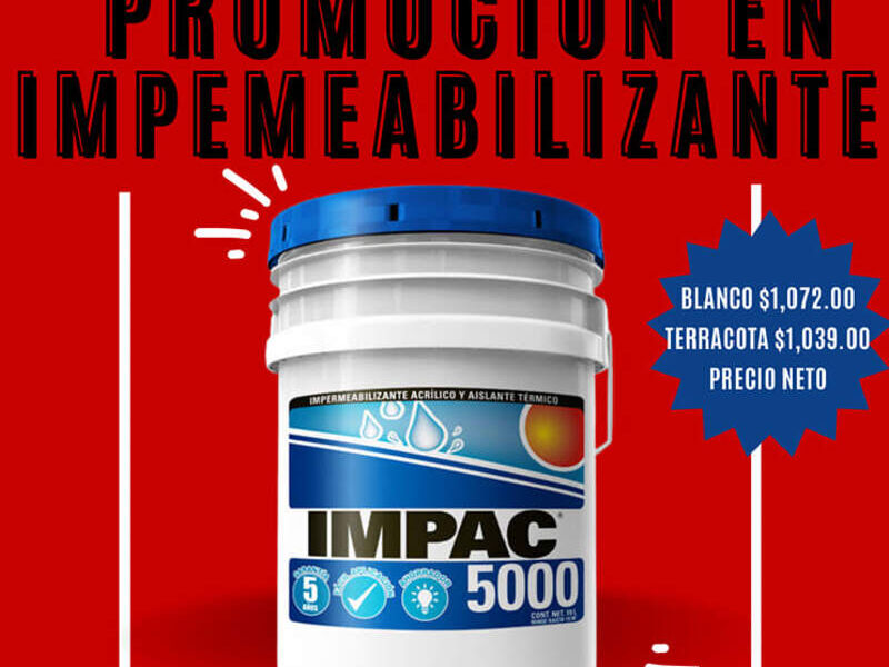Impermeabilizante IMPAC 5000 BLANCO Mexico