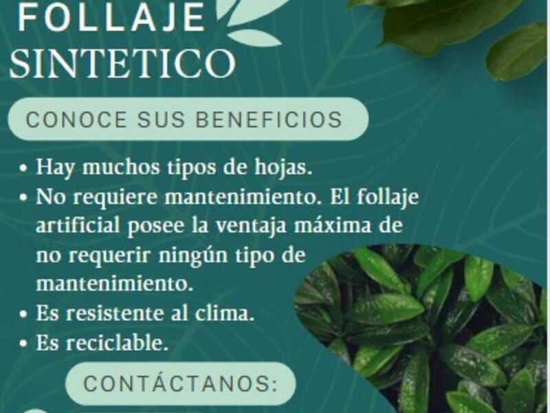 Follaje Sintético San Cristóbal 