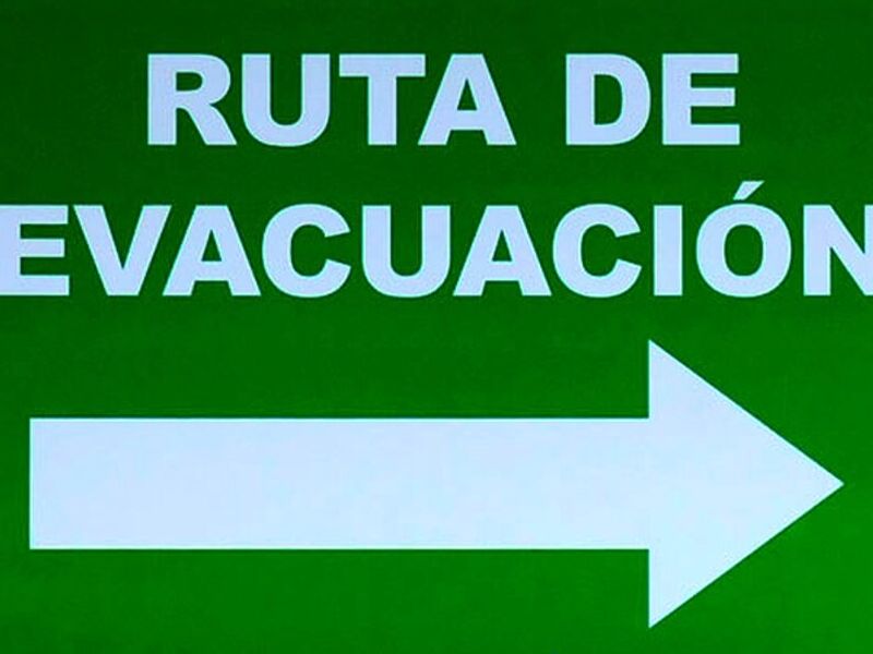 Ruta evacuacion Ciuda juarez
