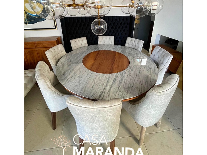 mesa de comedor redonda Cuernavaca CASA MARANDA