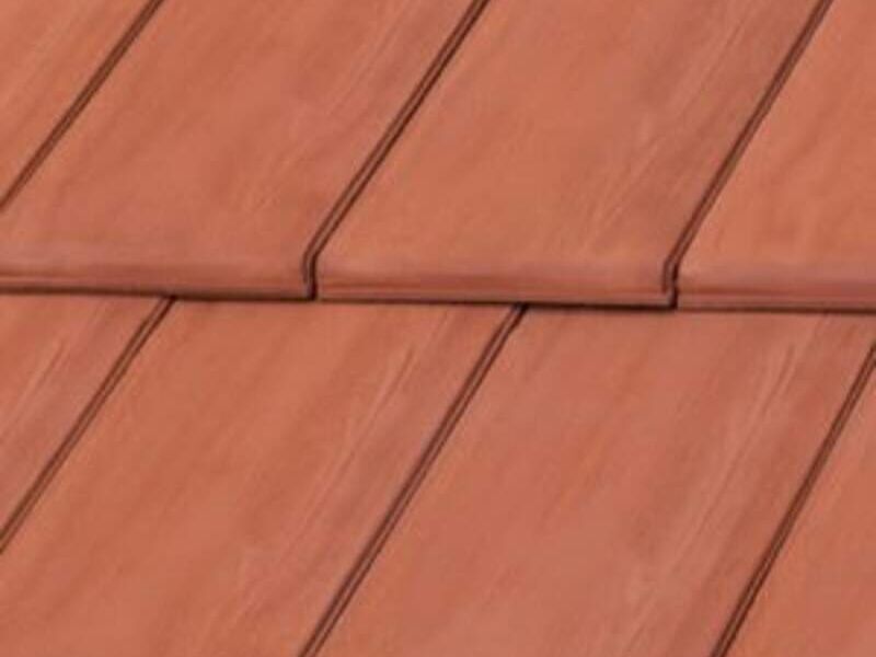 Teja plana terracota México 