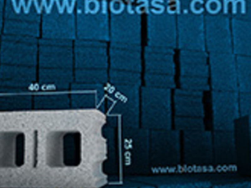 Block hueco 25x20x40cm México
