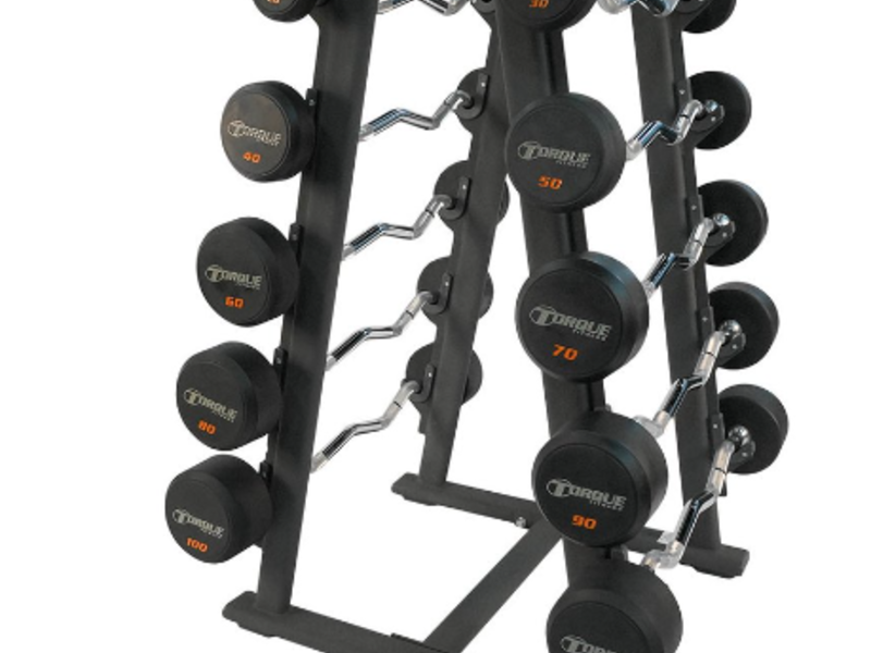 TORQUE RUBBER PRO-STYLE BARBELL SET México