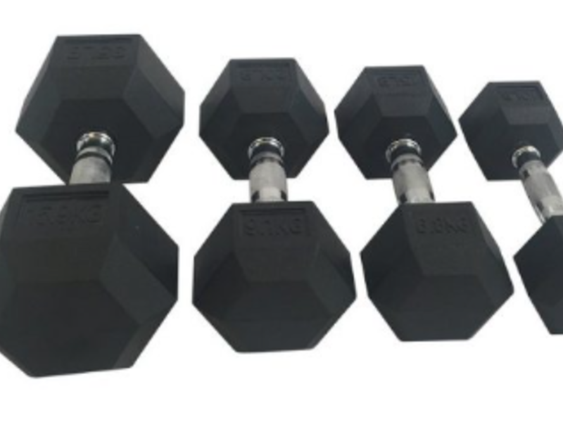 DUMBBELL RUBBER HEXAGON México 