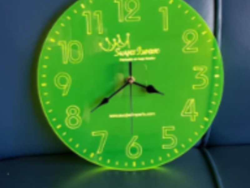 Reloj en acrílico Ciudad de México