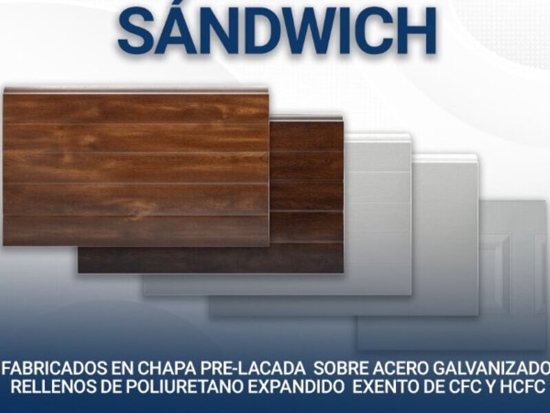 Panel Sandwich Madera - Construex México