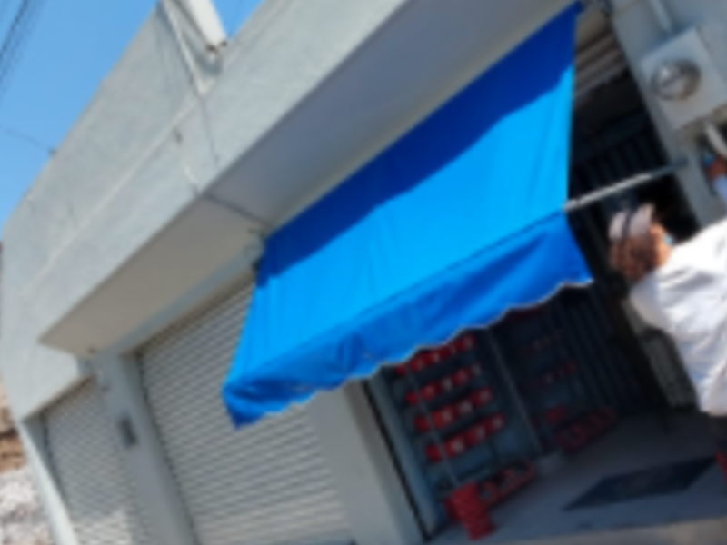 TOLDO ENROLLABLE AZUL MÉXICO