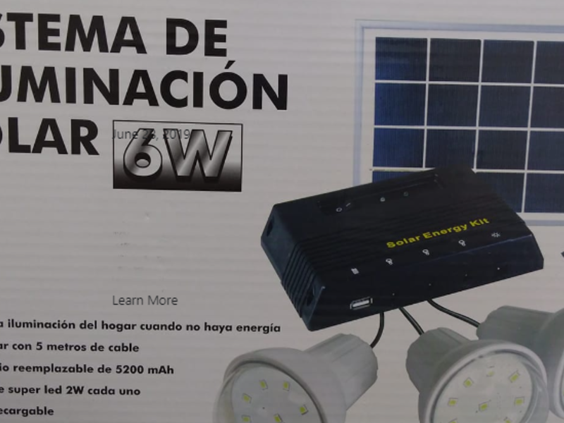 Luminaria exterior Colima