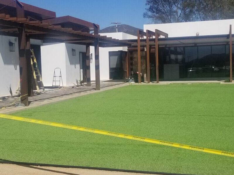 instalacion pasto sintetico Mexico