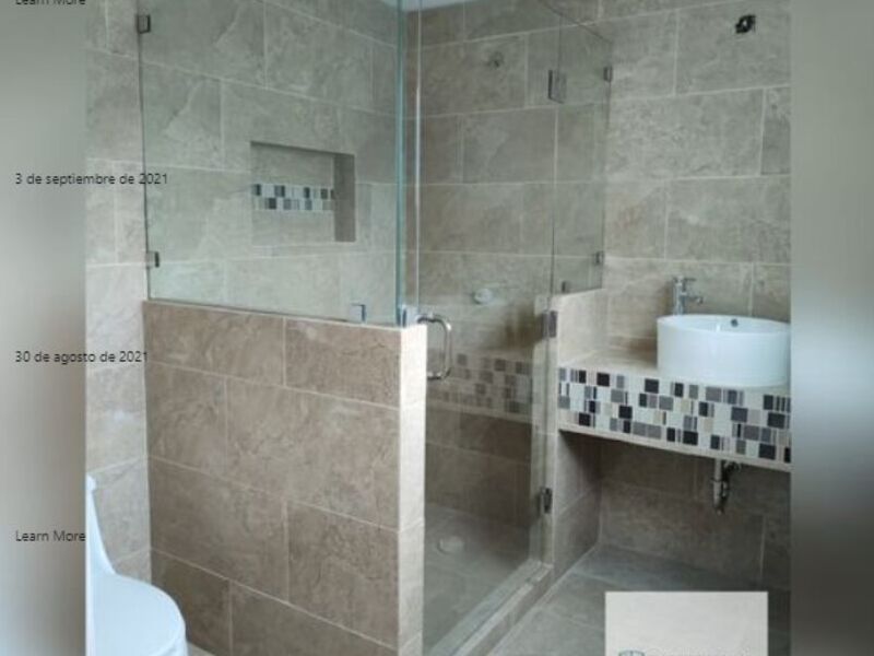 Cancel para baño con cristal México