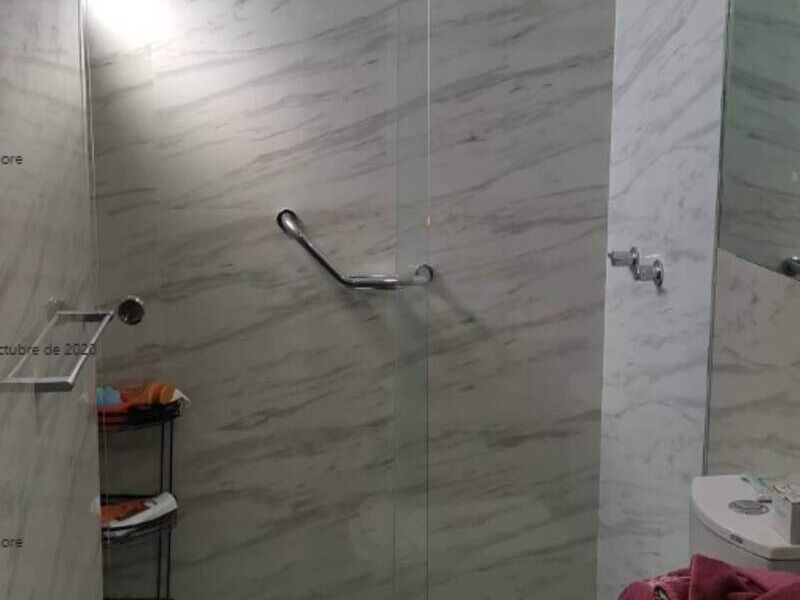 Cancel para baño de vidrio México