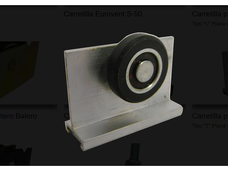 Carretilla para Cancel de baño, México