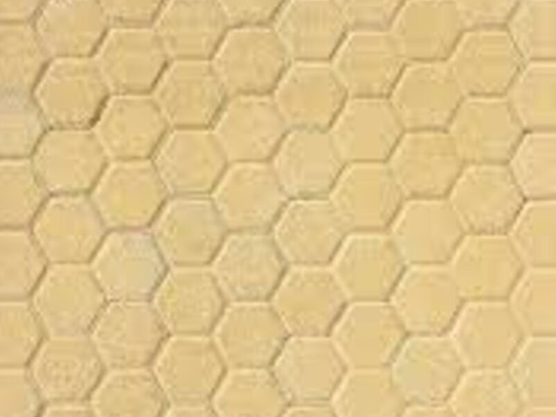 Adoquin Hexagonal Amarillo Chapultepec