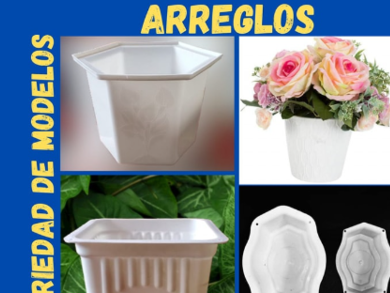 Macetas para arreglos de Casa Mazatlán 
