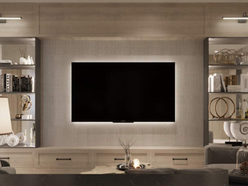 DISEÑO SALA TV SALTILLO