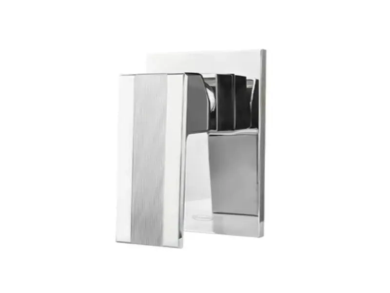 WS80.101 Monomando empotrable para regadera cromo Línea CUBE marca Wasser