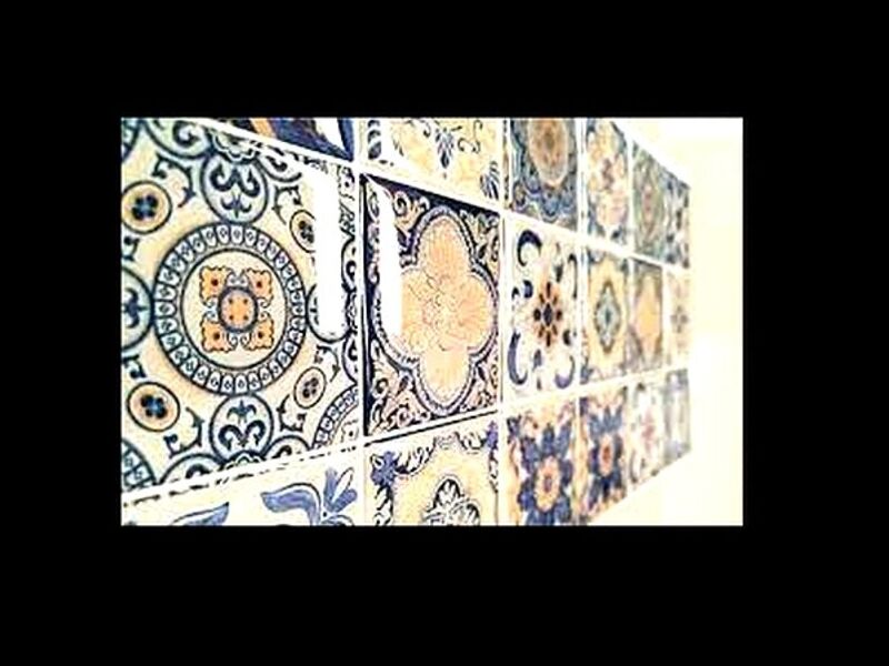Cenefa decorativa azulejos relieve Durango