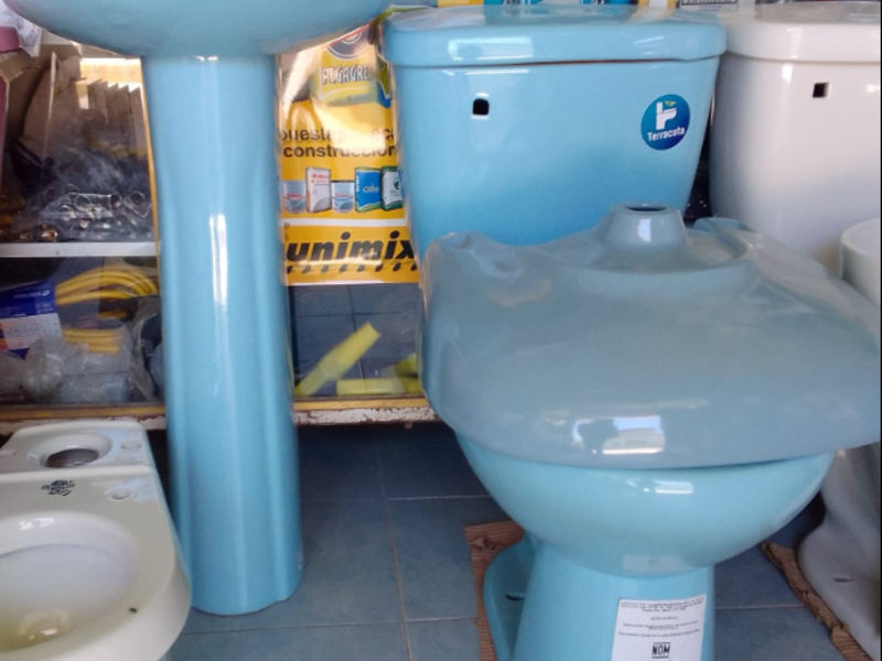 Juego de Lavamanos y Sanitario Tlapa