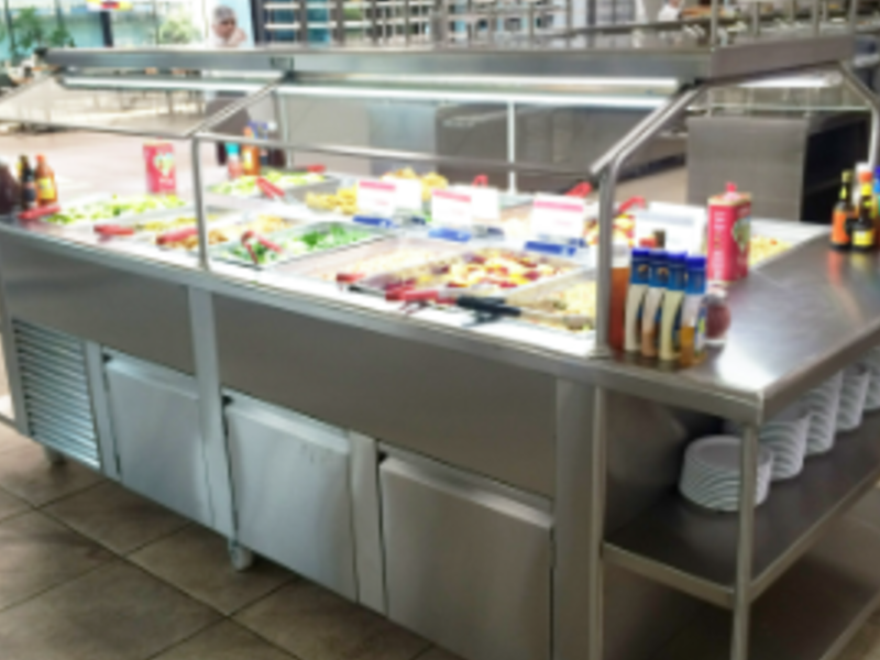 Barra fría inlcuido sistema de refrigeración