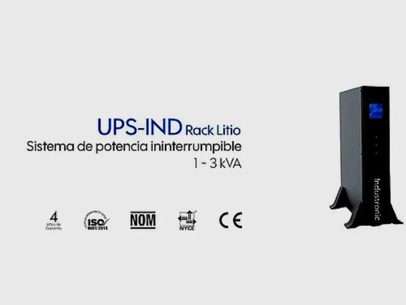 UPS-IND Rack Litio México