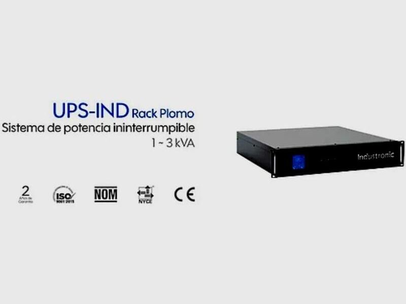 UPS-IND Rack Plomo México