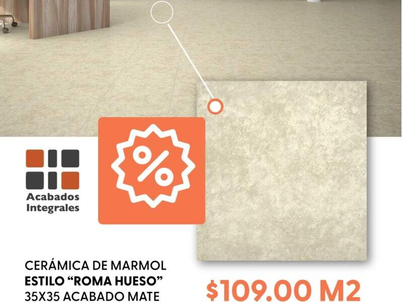 Mármol ROMA HUESO Nuevo Casas Grandes