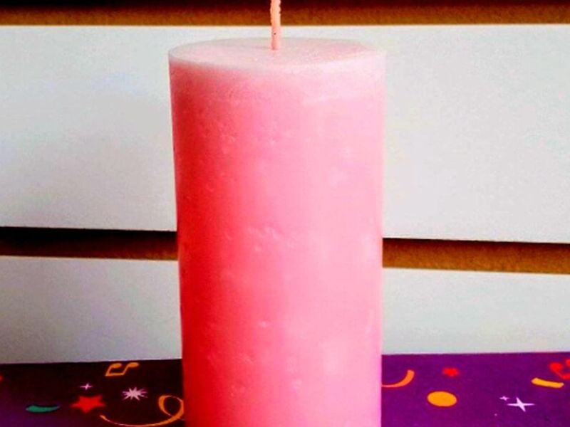 Vela Cilindrica Rosa CDMX