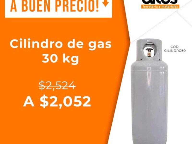 Cilindro gas 30kg Mexico