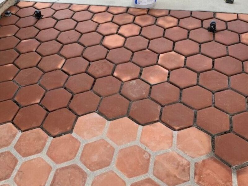 Hexagono baldosa Saltillo