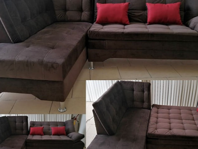 Mueble esquinero tono café Cuautitlán Izcalli