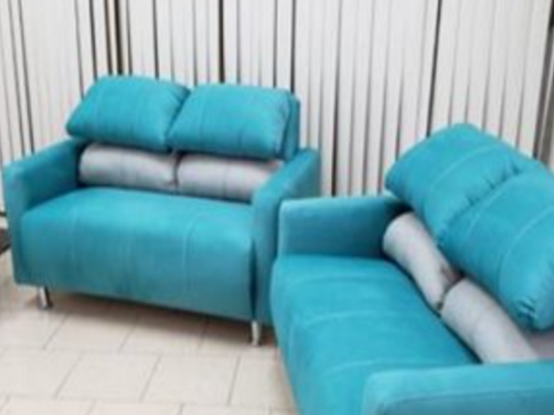 Juego de muebles color celeste México