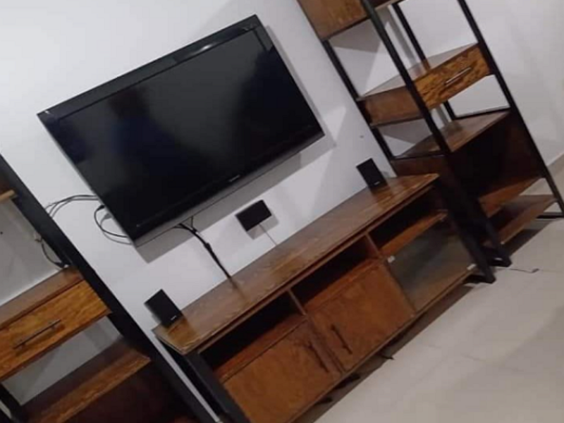 Mueble café claro para televisor México