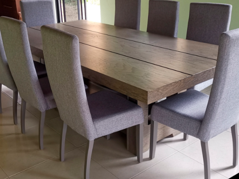 Comedor 8 Sillas color gris Ciudad Guzmán
