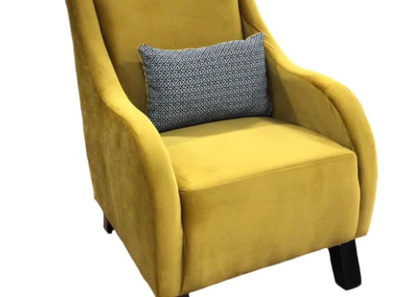Sillón Individual Lucca Amarillo Torreón  