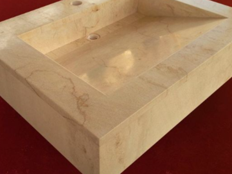 Lavabo rectangular piedra natural Merida