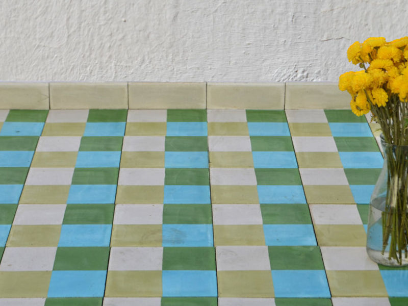 Mosaicos Celeste VErde Jalisco