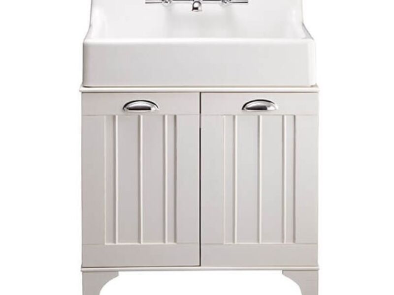 LAVABO BLANCO CON TOCADOR OAK HILL