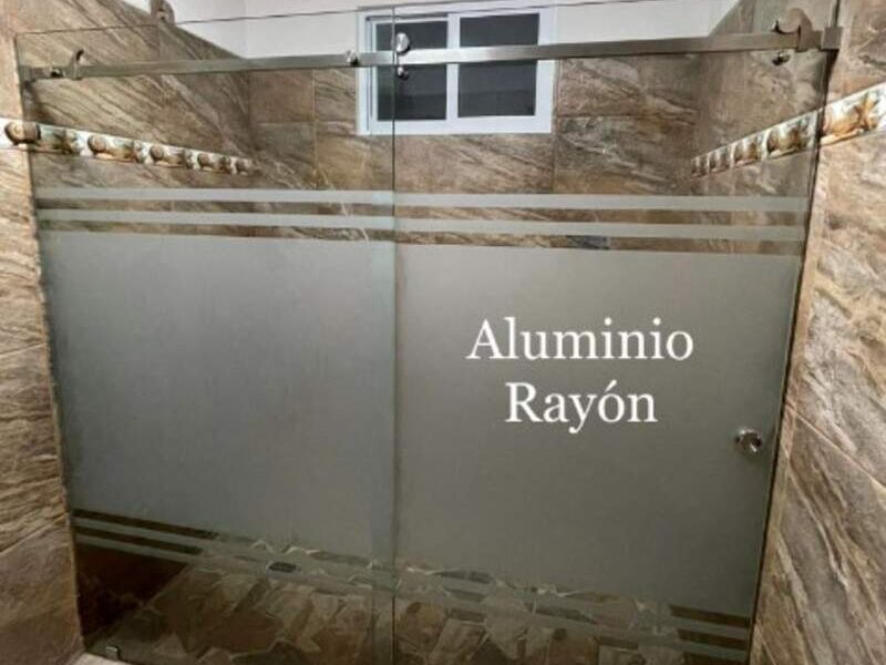 Cancel de baño vidrio templado Michoacán
