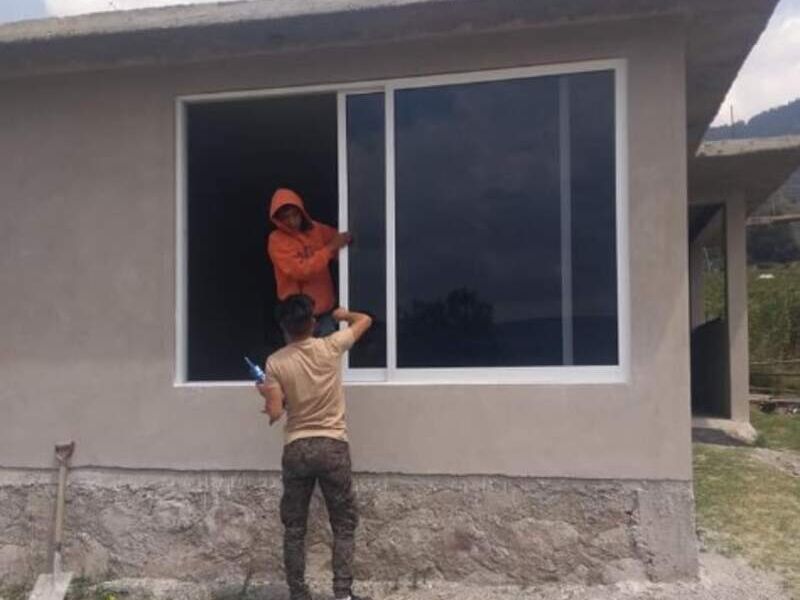 Ventana corrediza de aluminio Amanalco