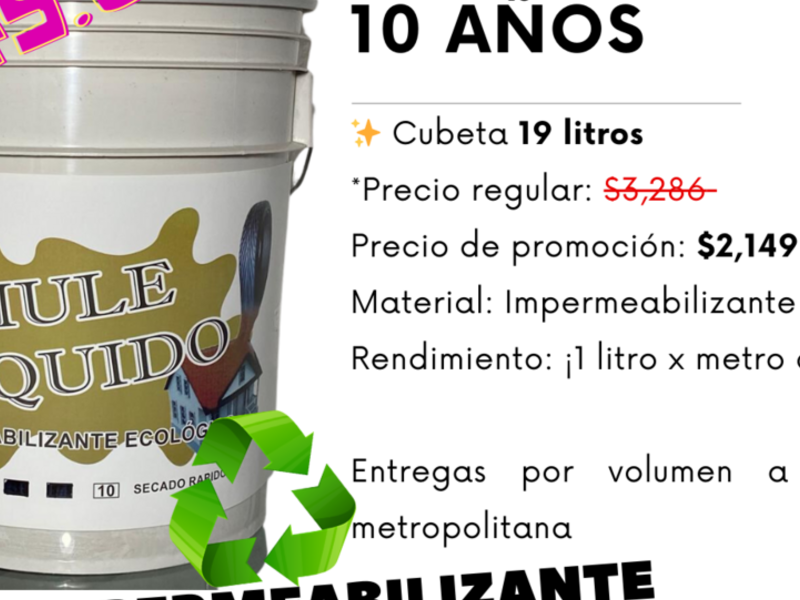 IMPERMEABILIZANTE 10 ECOLOGICO MEXICO
