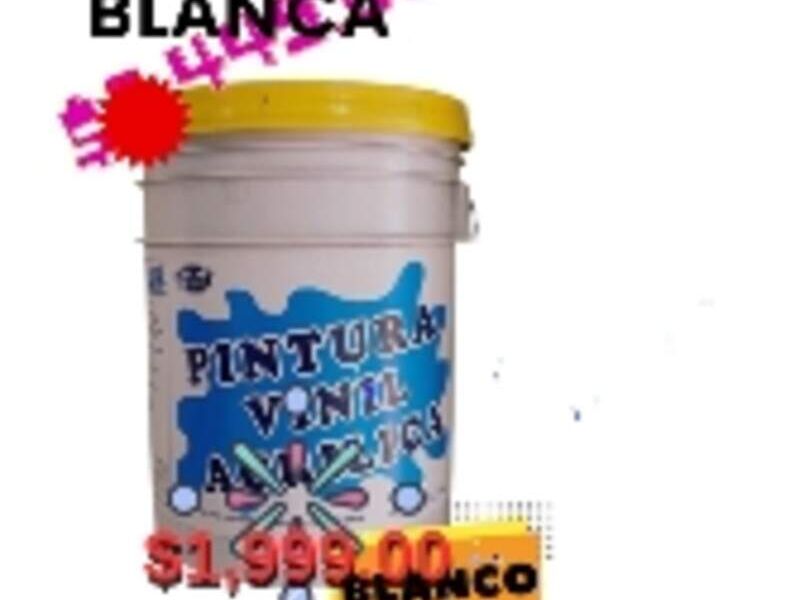 PINTURA VINILICA BLANCA MEXICO