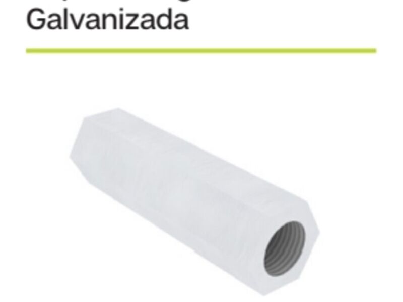 Cople Hexagonal Galvanizada Monterrey