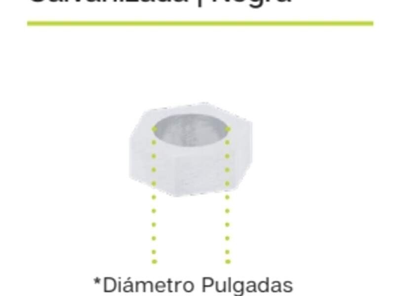 Tuerca Hexagonal Galvanizada Monterrey