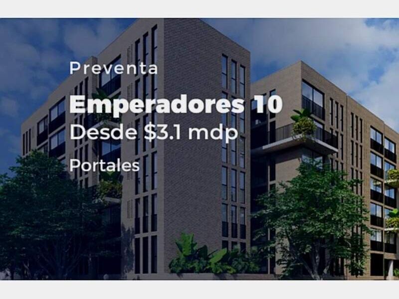 Preventa departamento Emperadores 10
