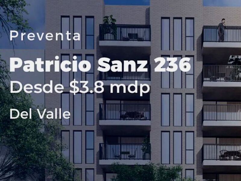 Prevente departamento Patricio Sanz 236