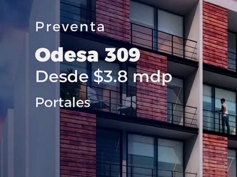 Preventa departamento Odesa 309