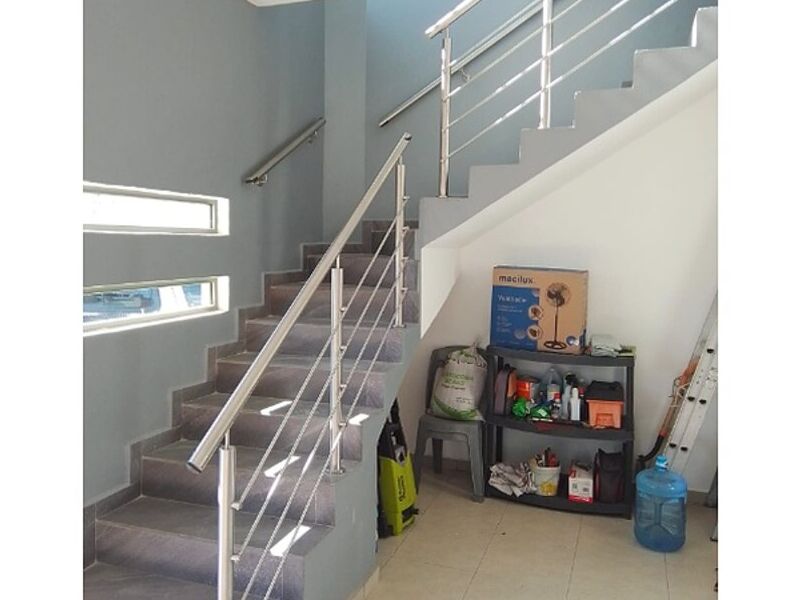 Barandal de aluminio y vidrio Nayarit