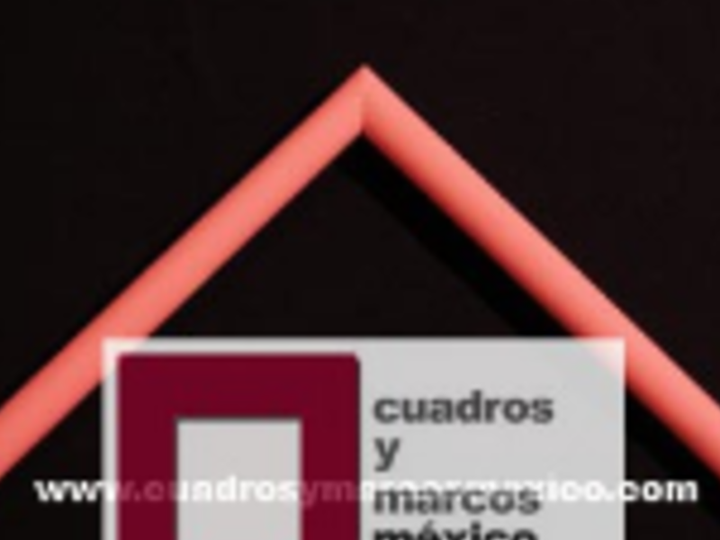 Marco madera rojito a2 CDMX