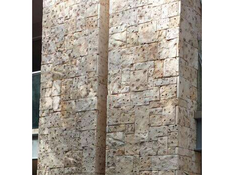 Piedra para pared beige con puntos Mexico Decora Piedra